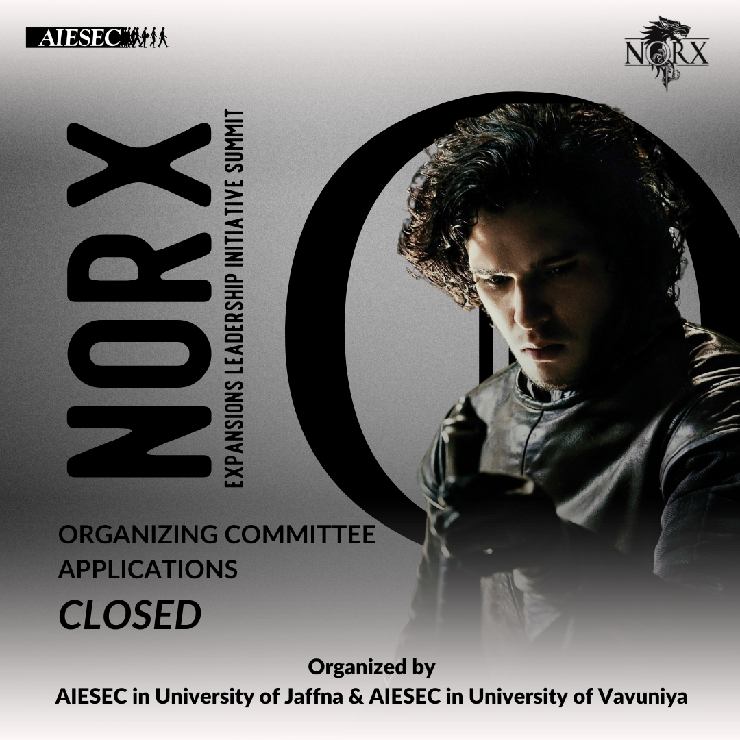 AIESEC poster: Organizing Committee Applications open now (2)